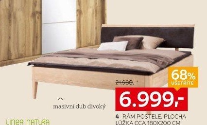Rám postele Linea Natura