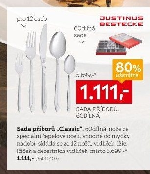 Sada příborů Justinus