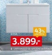 Skříňka s umyvadlem Xora