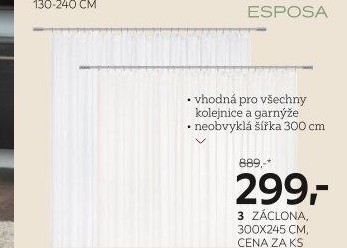 Záclona Esposa