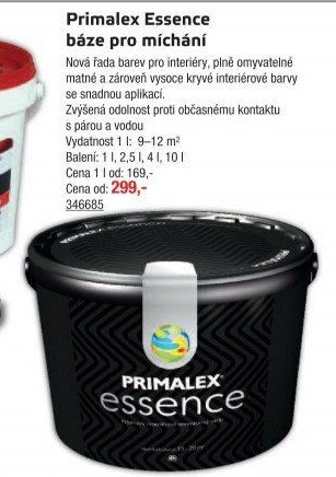 Interiérová barva Primalex Essence