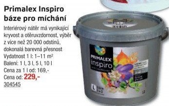 Interiérová barva Primalex Inspiro