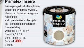 Interiérová barva Primalex Inspiro