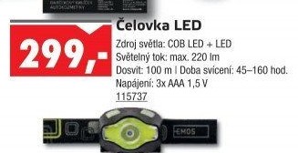 Led čelovka Emos