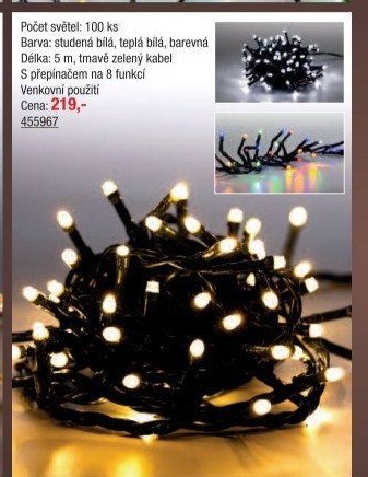 LED světelný řetěz Marimex