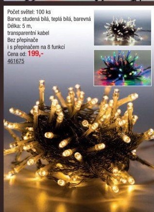 LED světelný řetěz Marimex