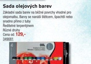 Olejové barvy Simply Daler - Rowney