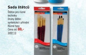 Sada štětců Daler - Rowney