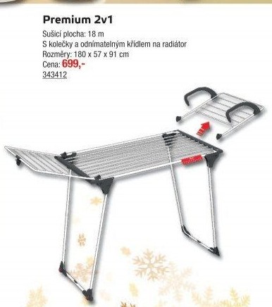 Sušák na prádlo Premium 2v1 Vileda