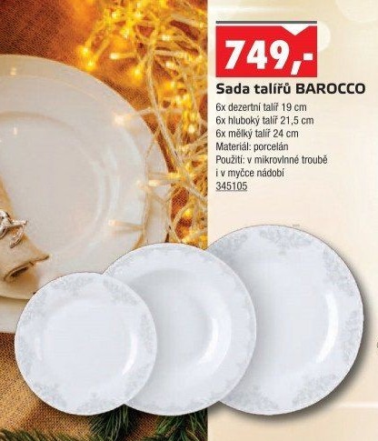 Talíř Barocco Banquet