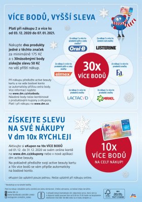 akční leták dm drogerie 3.12.2020-7.1.2021