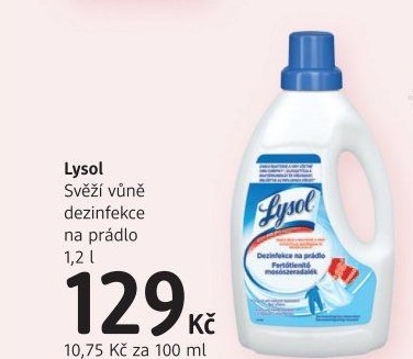 Dezinfekční čistič na prádlo Lysol