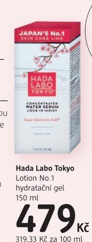 Hydratační gel No.1 Hada Labo Tokyo