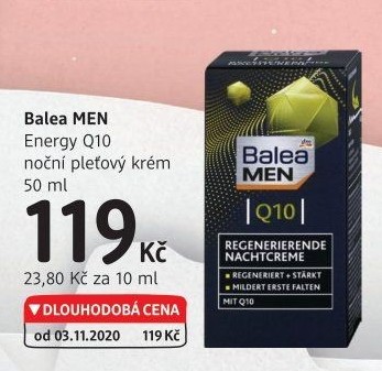 Krém pleťový Energy Q10 Men Balea