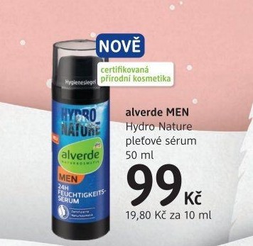 Pleťové sérum Hydro Nature Men Alverde
