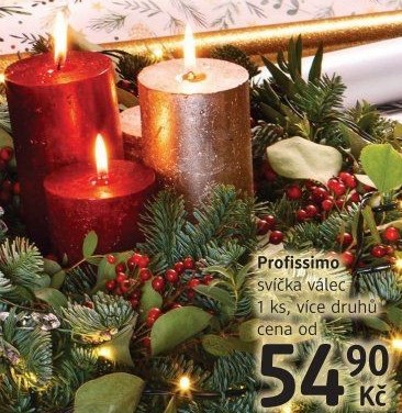 Svíčky válcové Profissimo