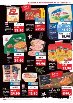 akční leták Kaufland 9.12.2020-15.12.2020