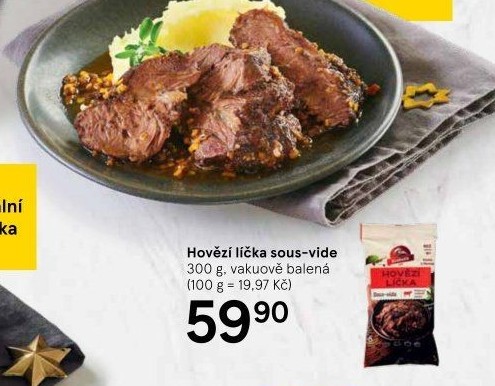 Hovězí líčka Sous vide Krahulík