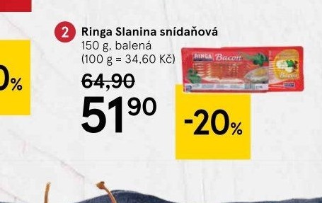 Snídaňová slanina Ringa