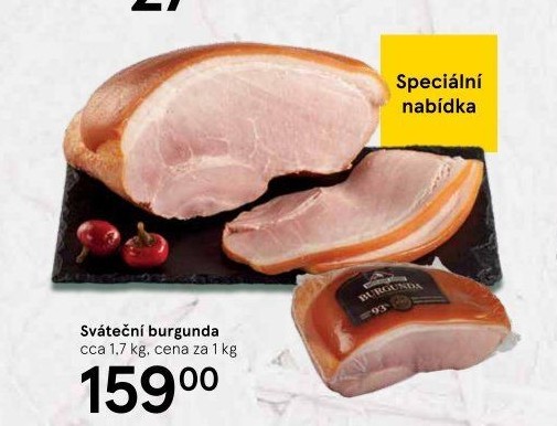 Šunka Burgunda Kostelecké uzeniny