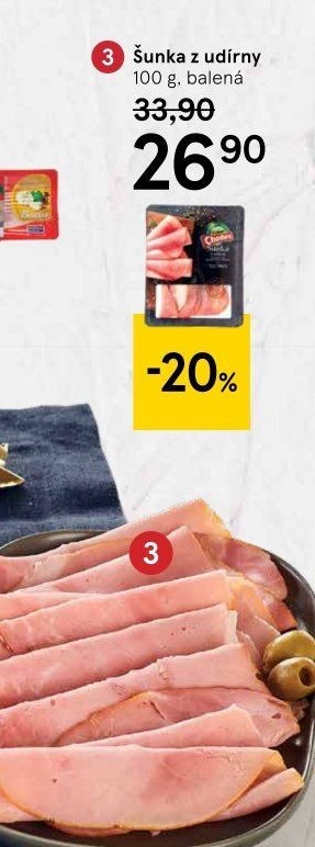 Šunka z udírny nejvyšší jakosti Beskydské uzeniny Chodura