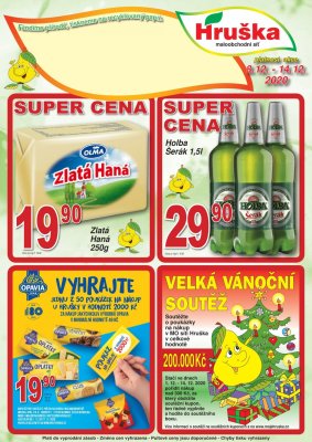 akční leták Hruška 8.12.2020-14.12.2020