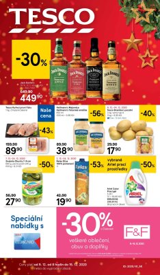 akční leták Tesco 9.12.2020-15.12.2020