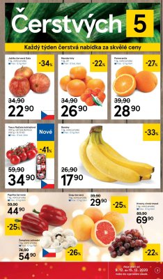 akční leták Tesco 9.12.2020-15.12.2020