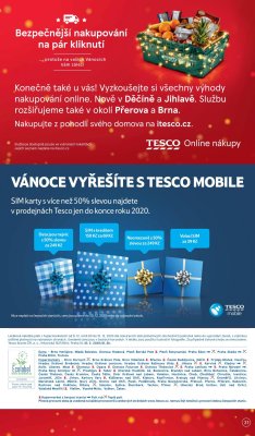 akční leták Tesco 9.12.2020-15.12.2020