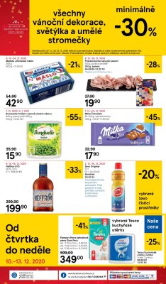 akční leták Tesco 9.12.2020-15.12.2020