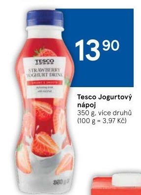 Jogurtový nápoj Tesco