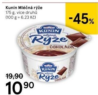 Mléčná rýže Kunín