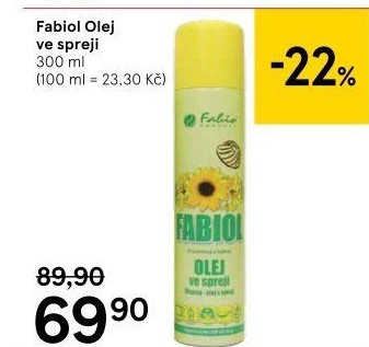 Olej ve spreji Fabiol