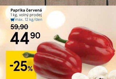 Paprika červená