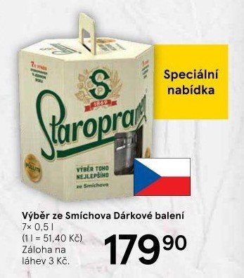 Pivo Výběr ze Smíchova Staropramen