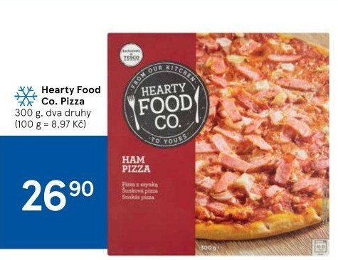 Pizza mražená Hearty Food Co Tesco