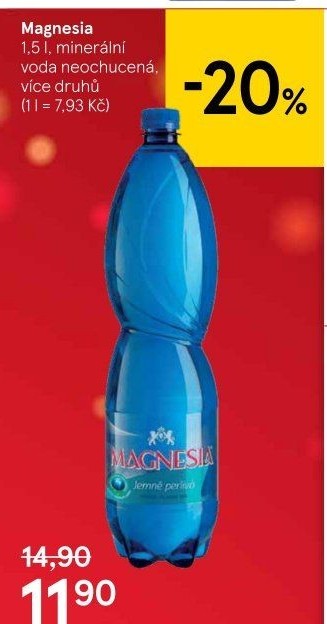 Přírodní voda Magnesia