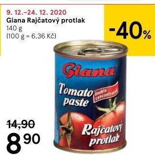 Rajčatový protlak Giana