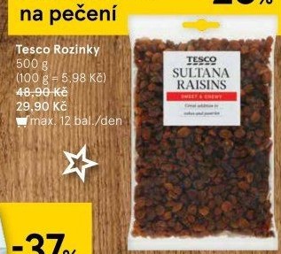 Rozinky Tesco
