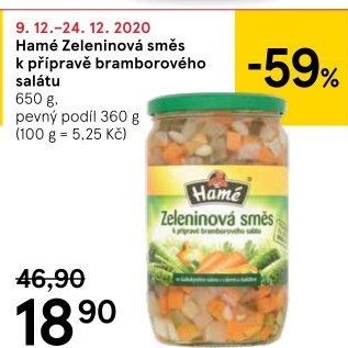 Směs do bramborového salátu Hamé