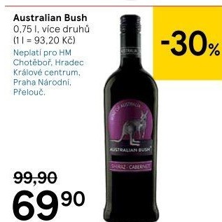 Vína Australian Bush