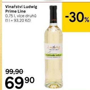 Vína Prime Line Vinařství Ludwig