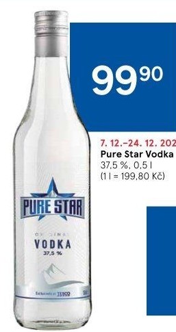 Vodka Pure Star