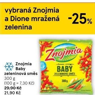 Zeleninová směs Baby mražená Znojmia
