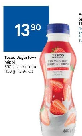 Jogurtový nápoj Tesco