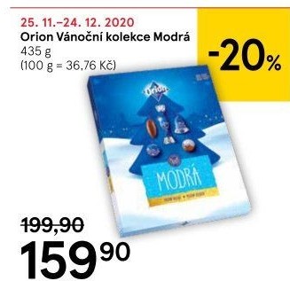 Kolekce vánoční Modrá Orion
