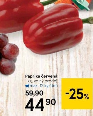 Paprika červená