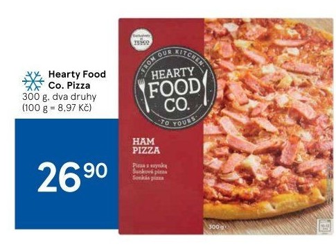 Pizza mražená Hearty Food Co Tesco