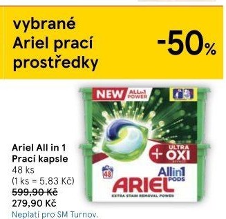Prací kapsle All in 1 Ariel