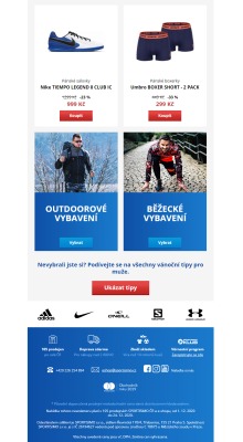 akční leták Sportisimo 1.12.2020-24.12.2020
